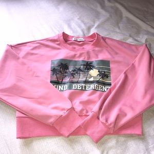 Pink crop top